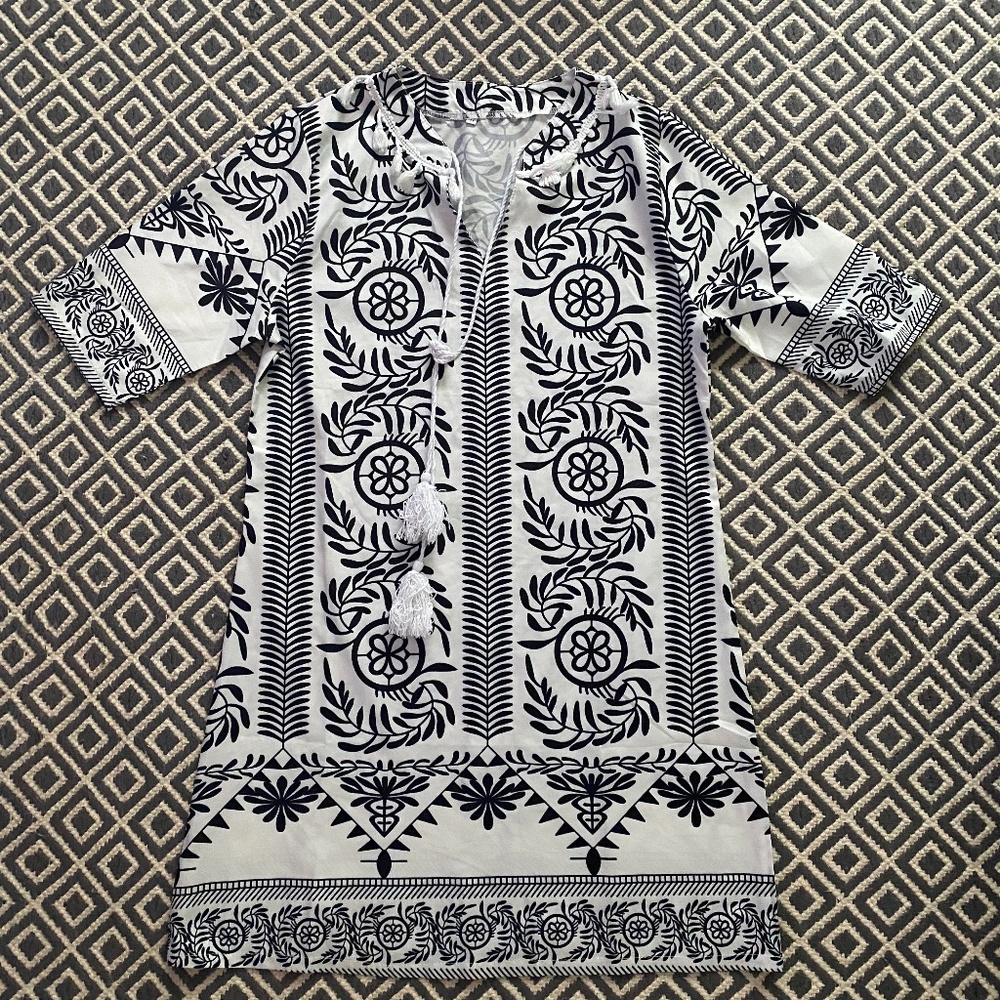 White&Black Summer Dress